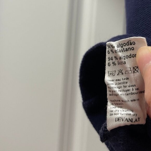 Lacoste Piqué Polo T-Shirt Blue - Picture 8 of 12